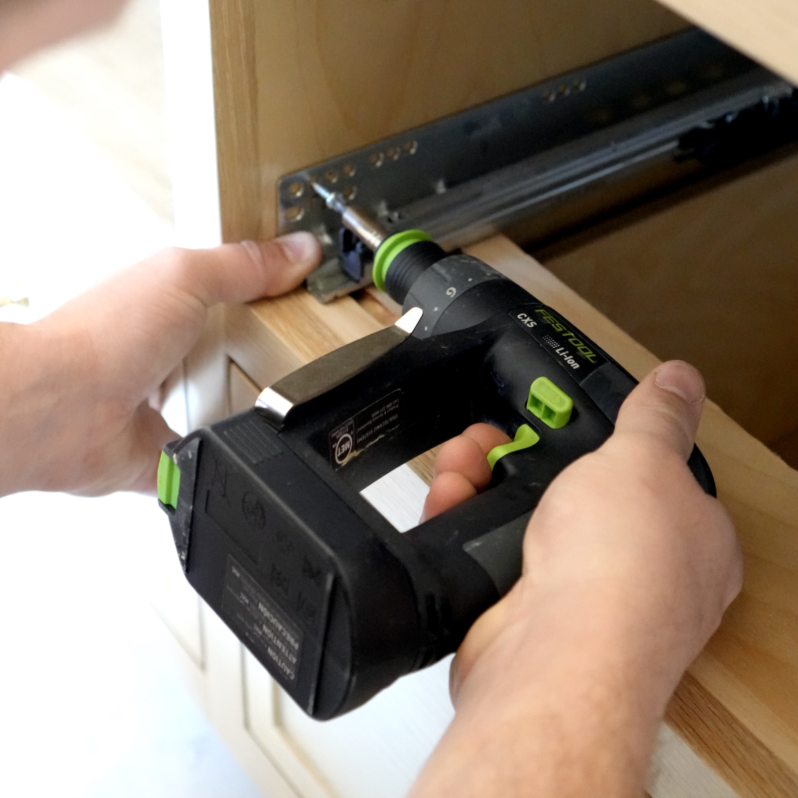 Modern interior wood installation